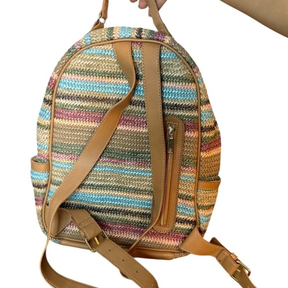 Tommy Bahama Multicolor Straw Medium Backpack main image 5
